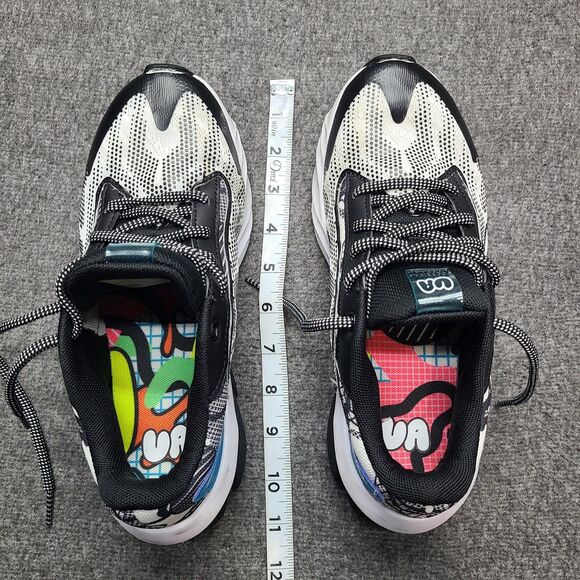 Under Armour Scramjet Shoes Youth Size 5.5Y Black White Blue Athletic Sneakers - Picture 7 of 8